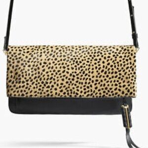 Stella & Dot Leopard and Black Clutch